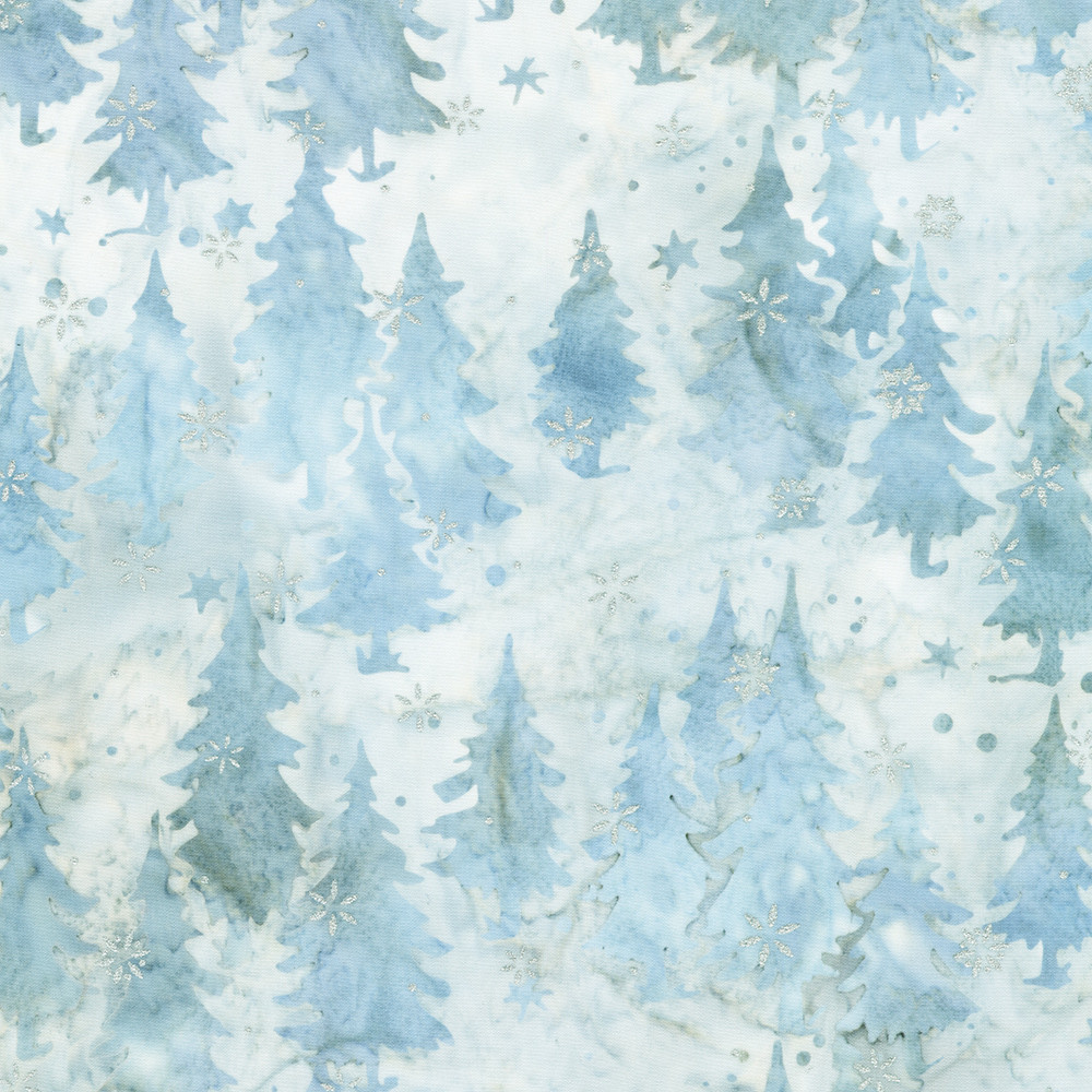 Artisan Batiks: Winter Pines fabric