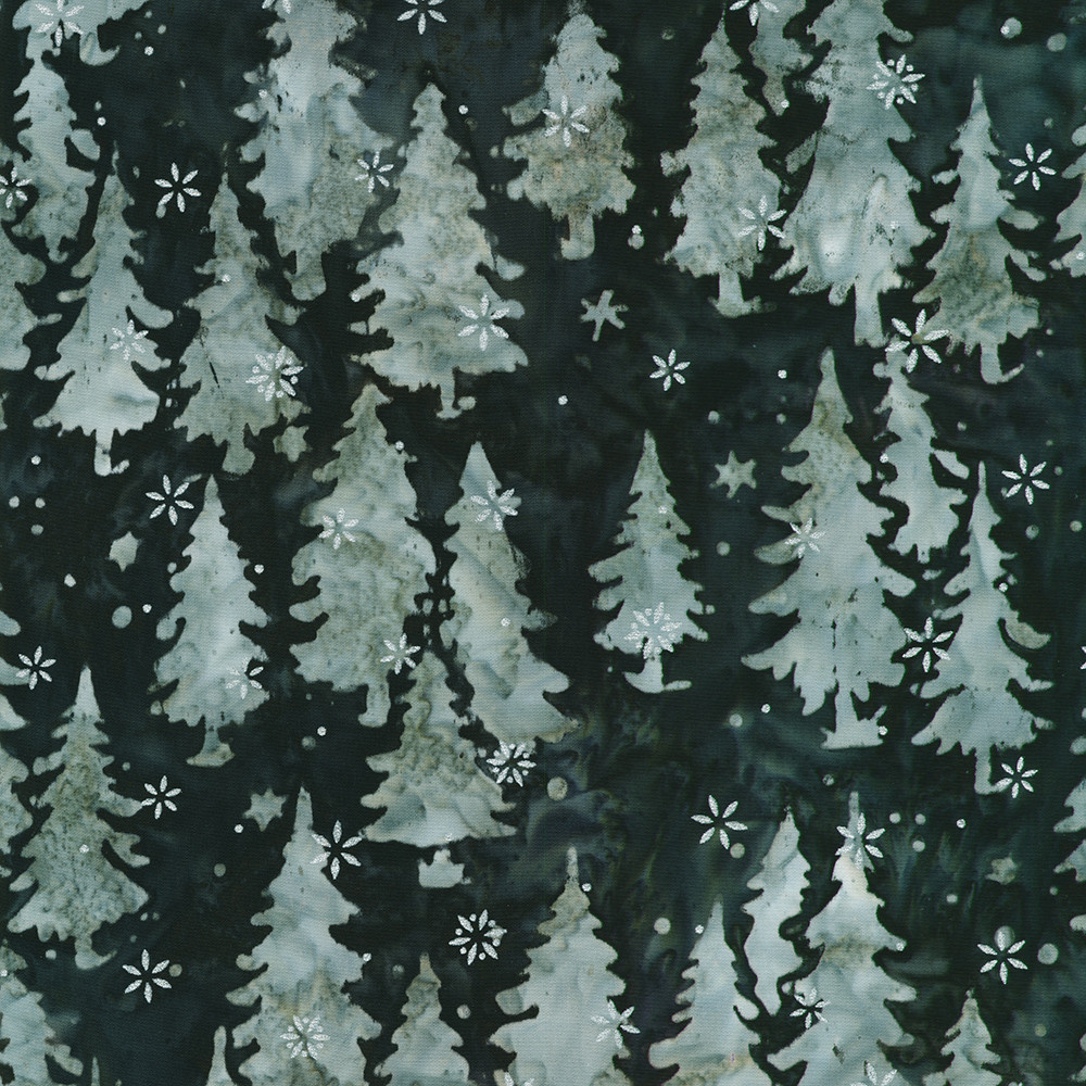 Artisan Batiks: Winter Pines fabric