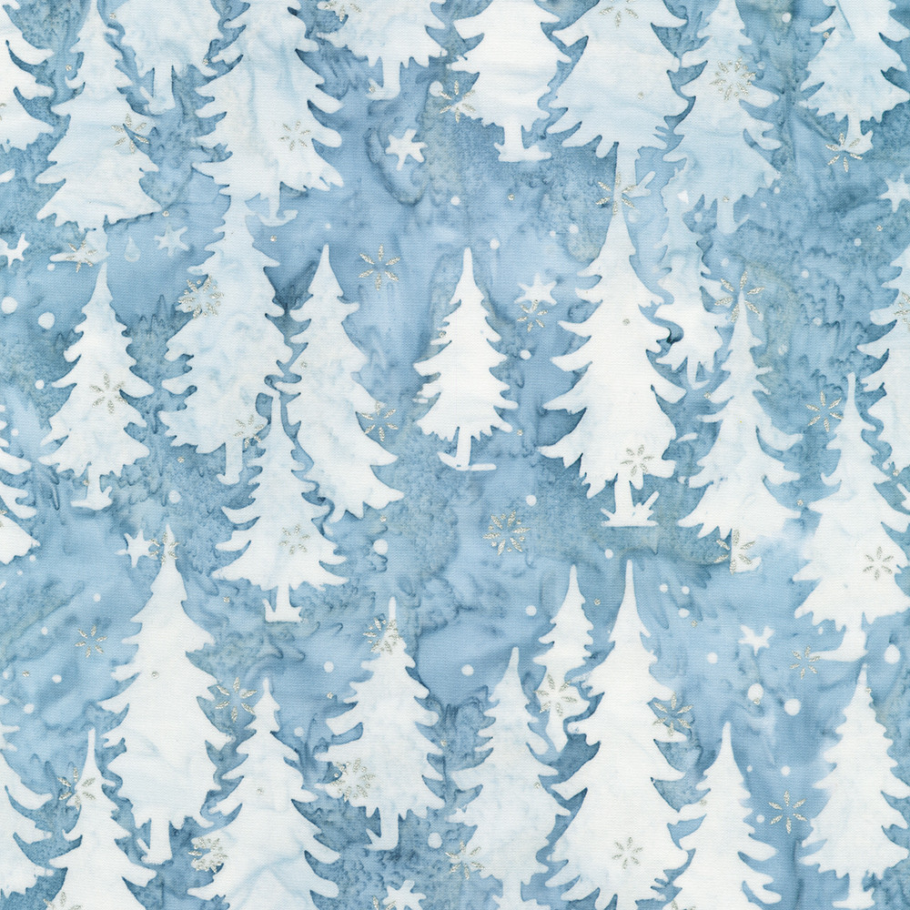 Artisan Batiks: Winter Pines fabric