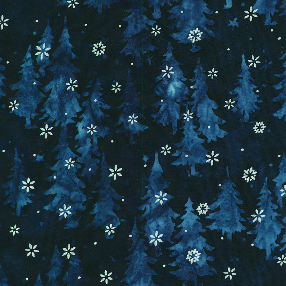 Artisan Batiks: Winter Pines fabric