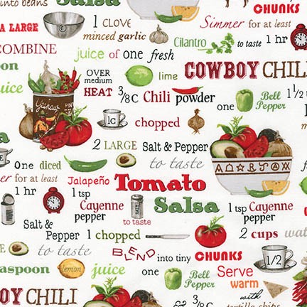 Kiss the Cook fabric