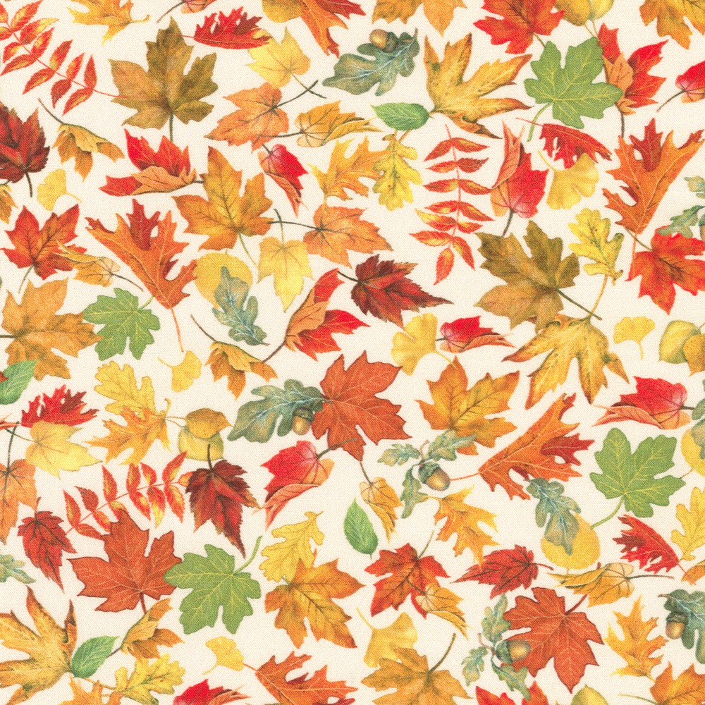 Autumn Cats & Dogs fabric