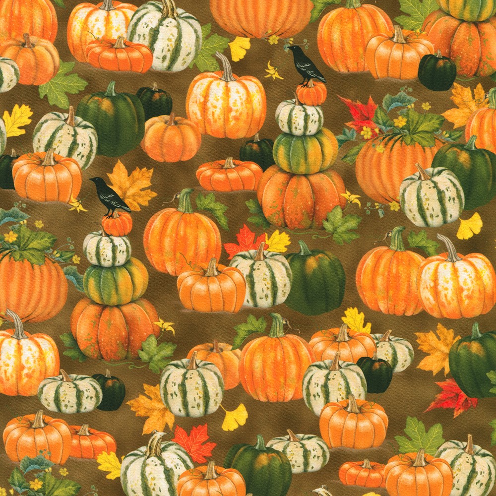 Autumn Cats & Dogs fabric