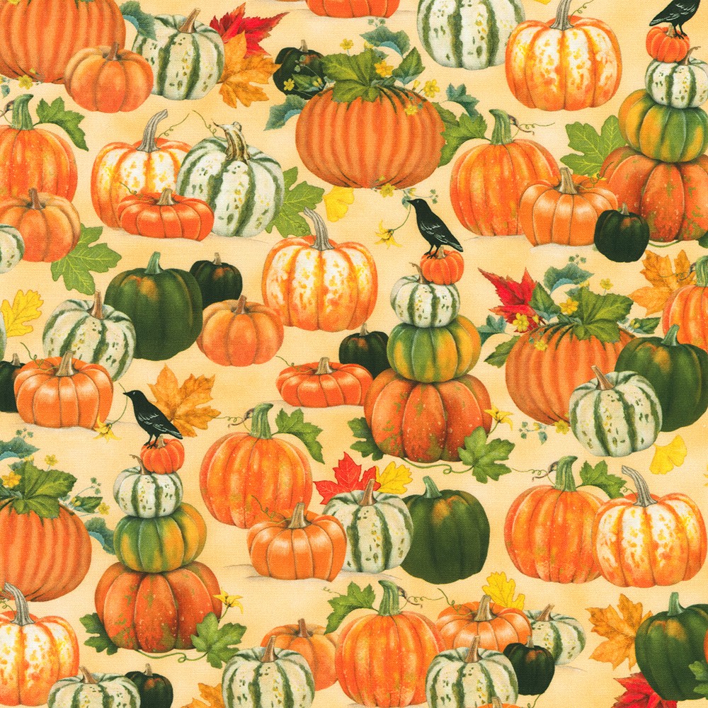 Autumn Cats & Dogs fabric