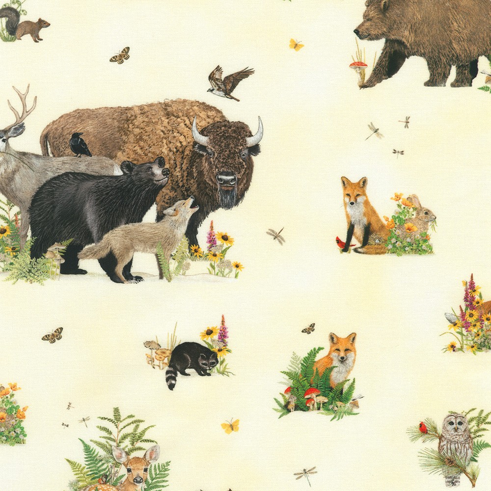 Fernwood Friends fabric
