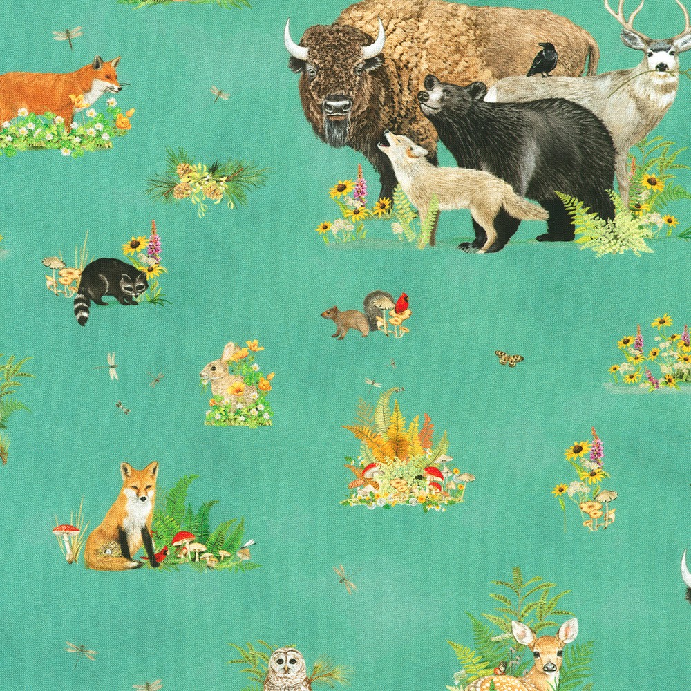 Fernwood Friends fabric