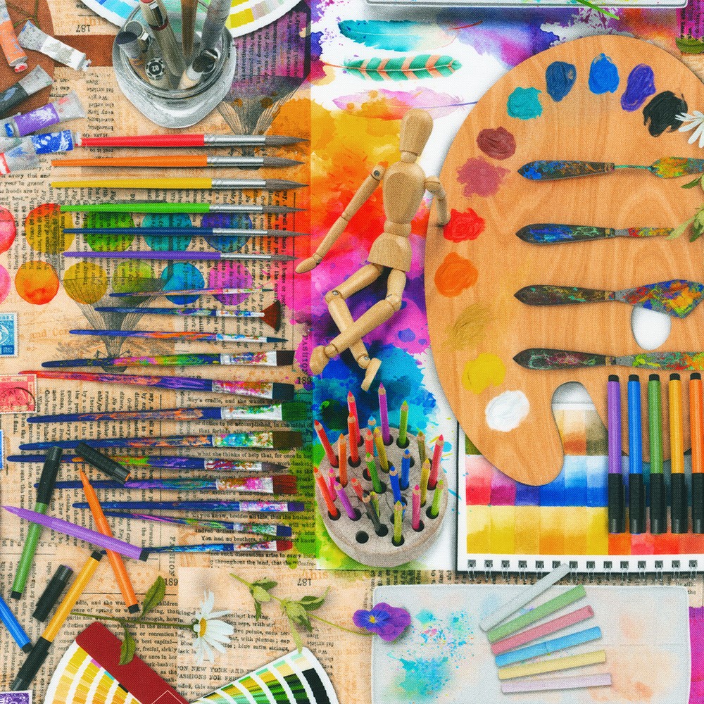 The Artist's Desk fabric