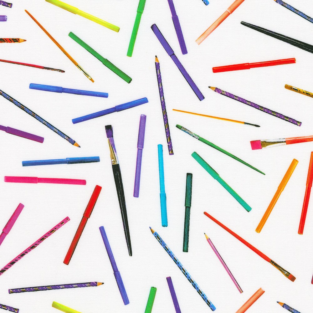 Rainbow Crafter's Stash fabric