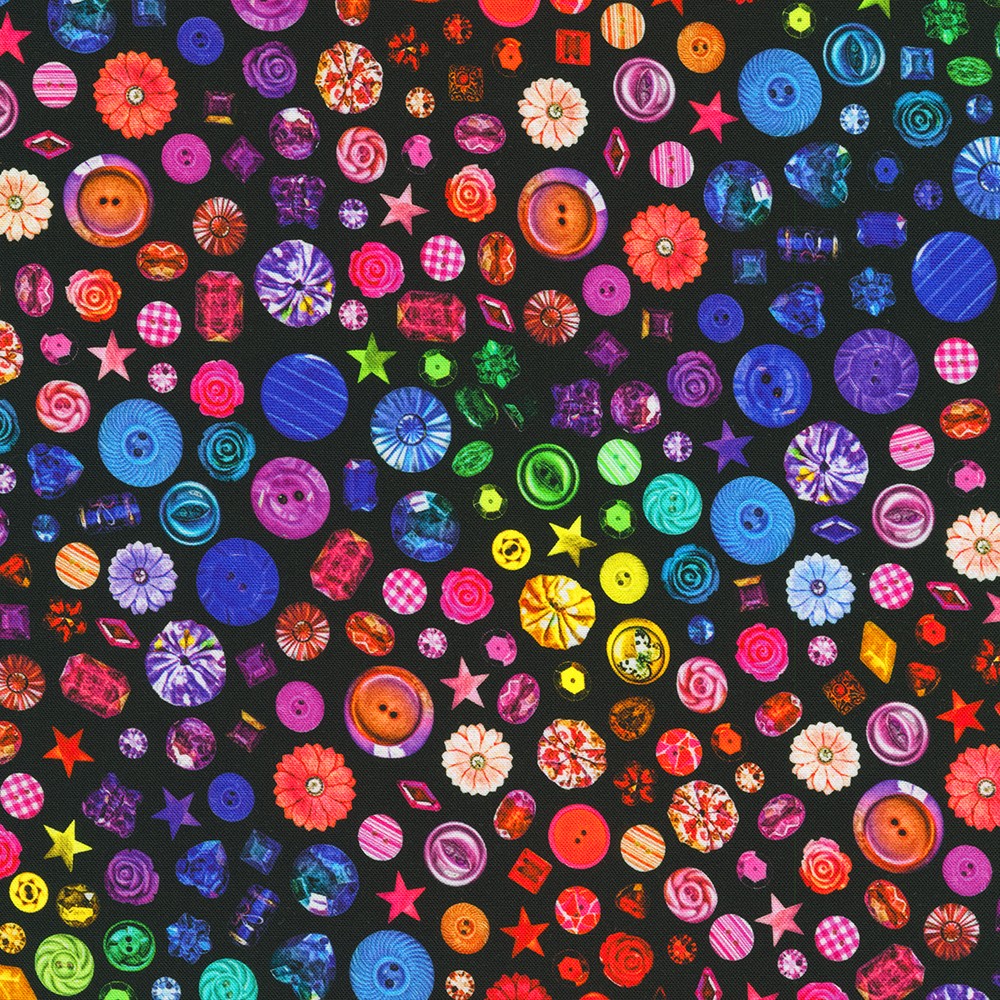 Rainbow Crafter's Stash fabric