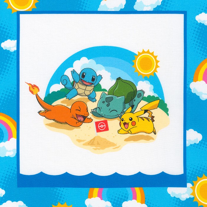 Sunny Days Pokemon fabric