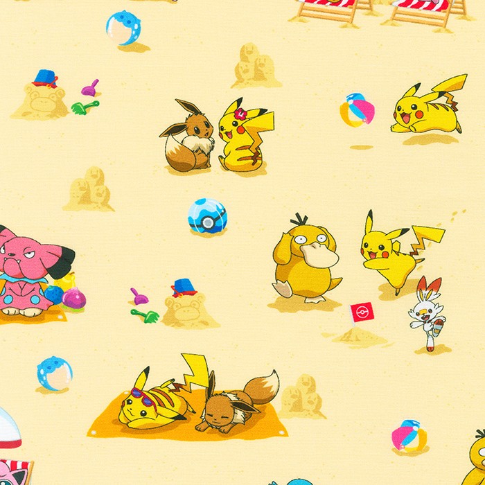 Sunny Days Pokemon fabric