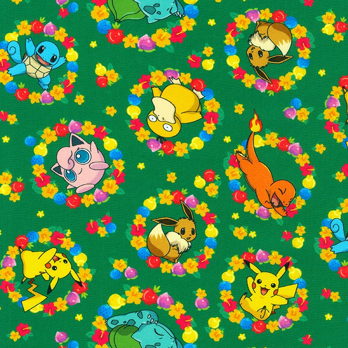 Sunny Days Pokemon fabric