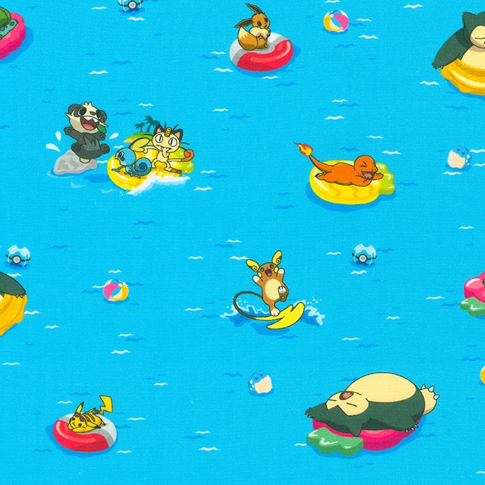 Sunny Days Pokemon fabric