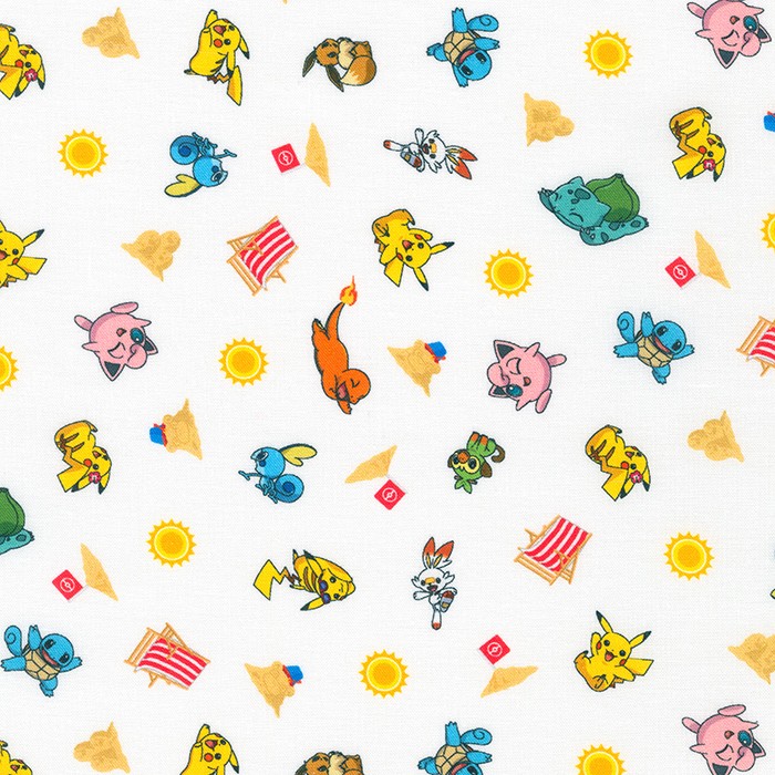 Sunny Days Pokemon fabric
