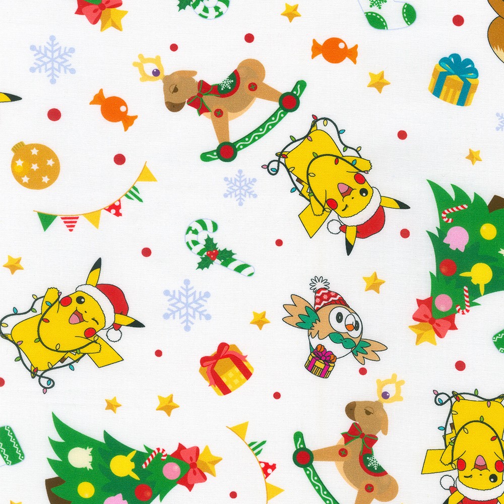 Pikachu's Holiday fabric