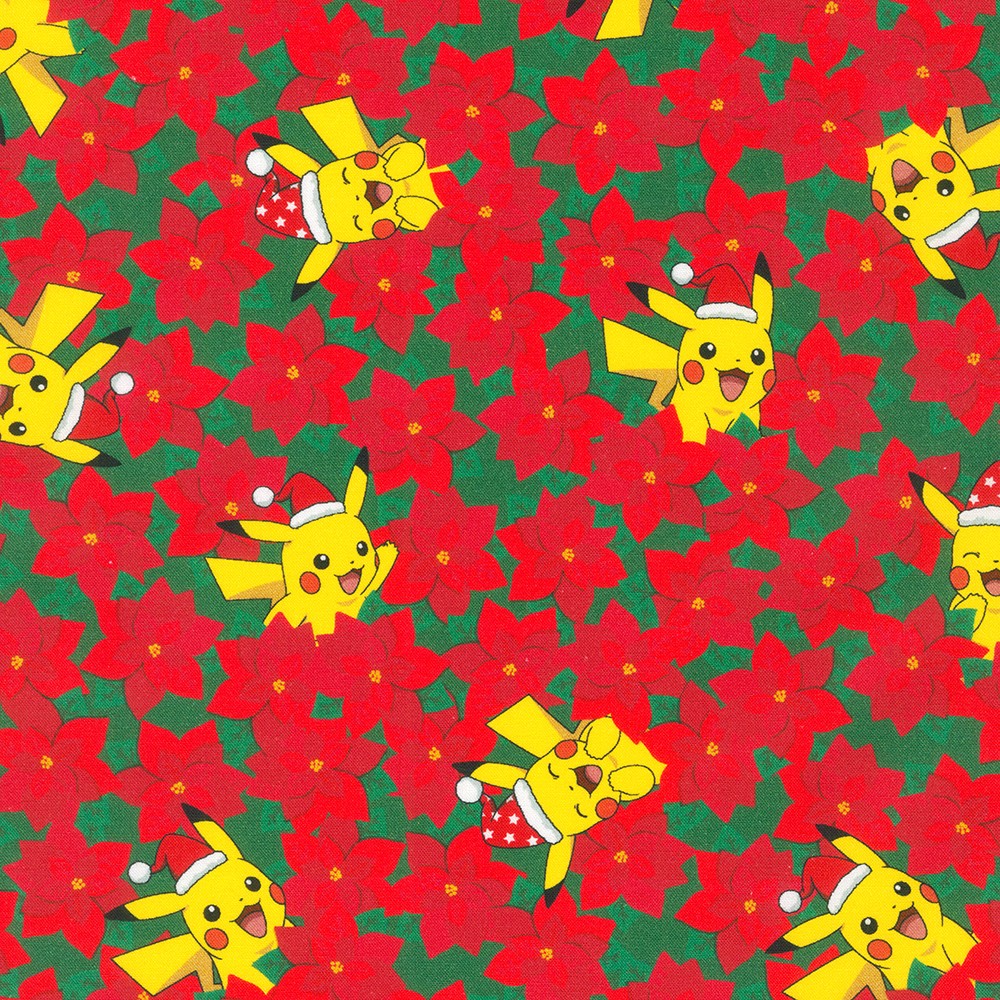 Pikachu's Holiday fabric