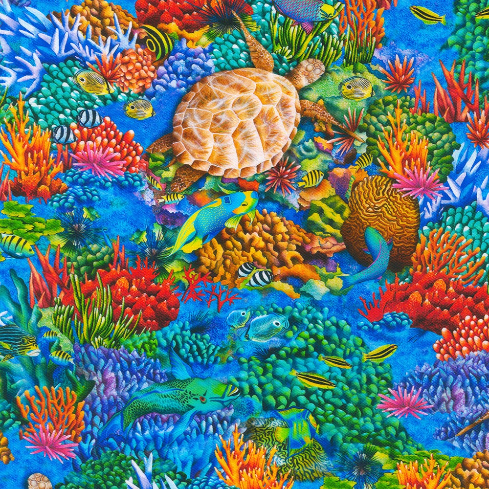 Tropical Canyon fabric