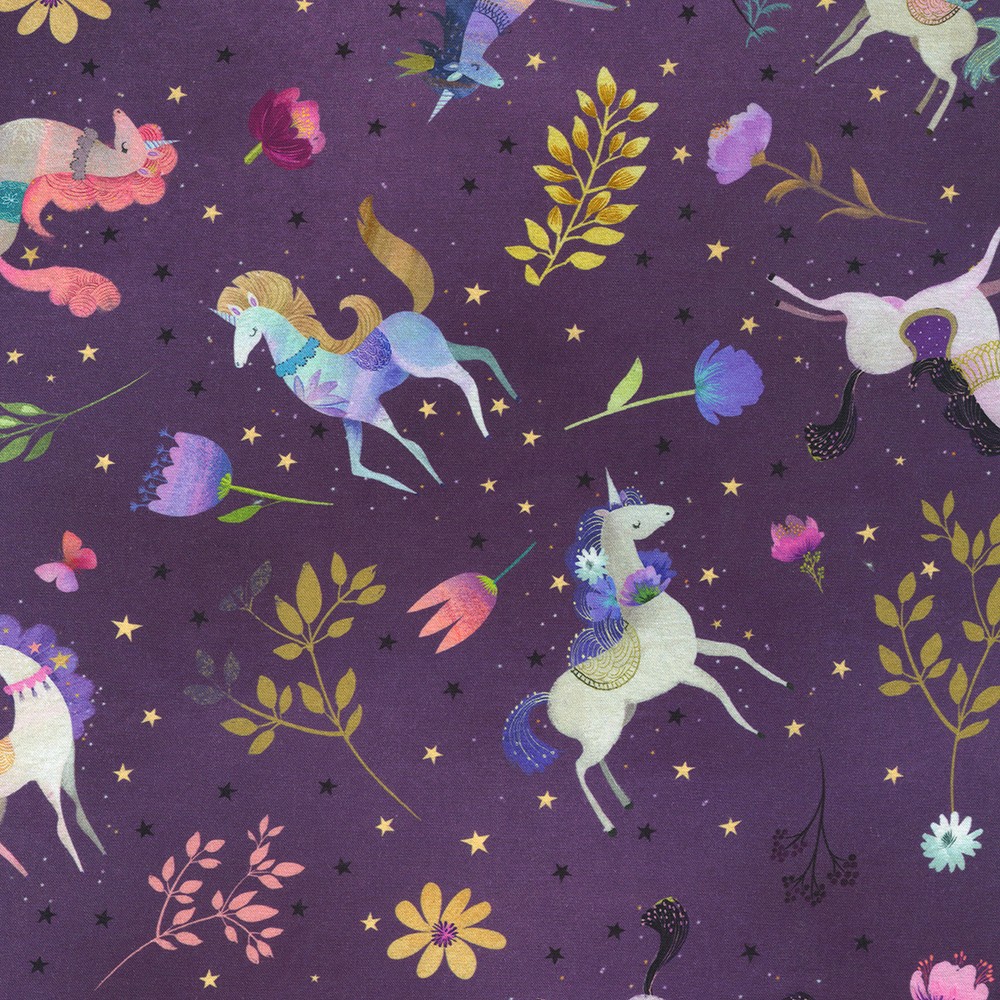 Unicorn Meadow fabric