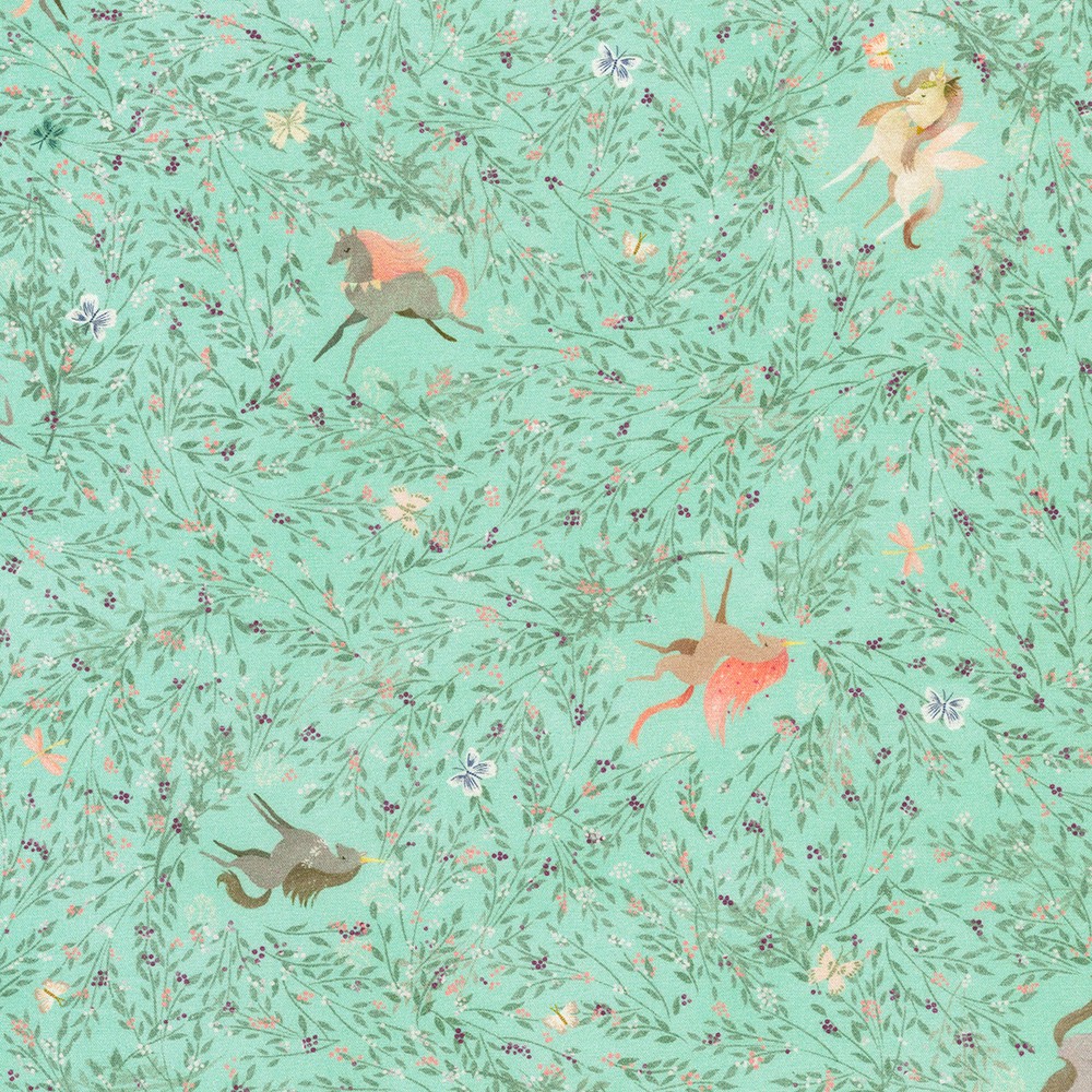 Unicorn Meadow fabric