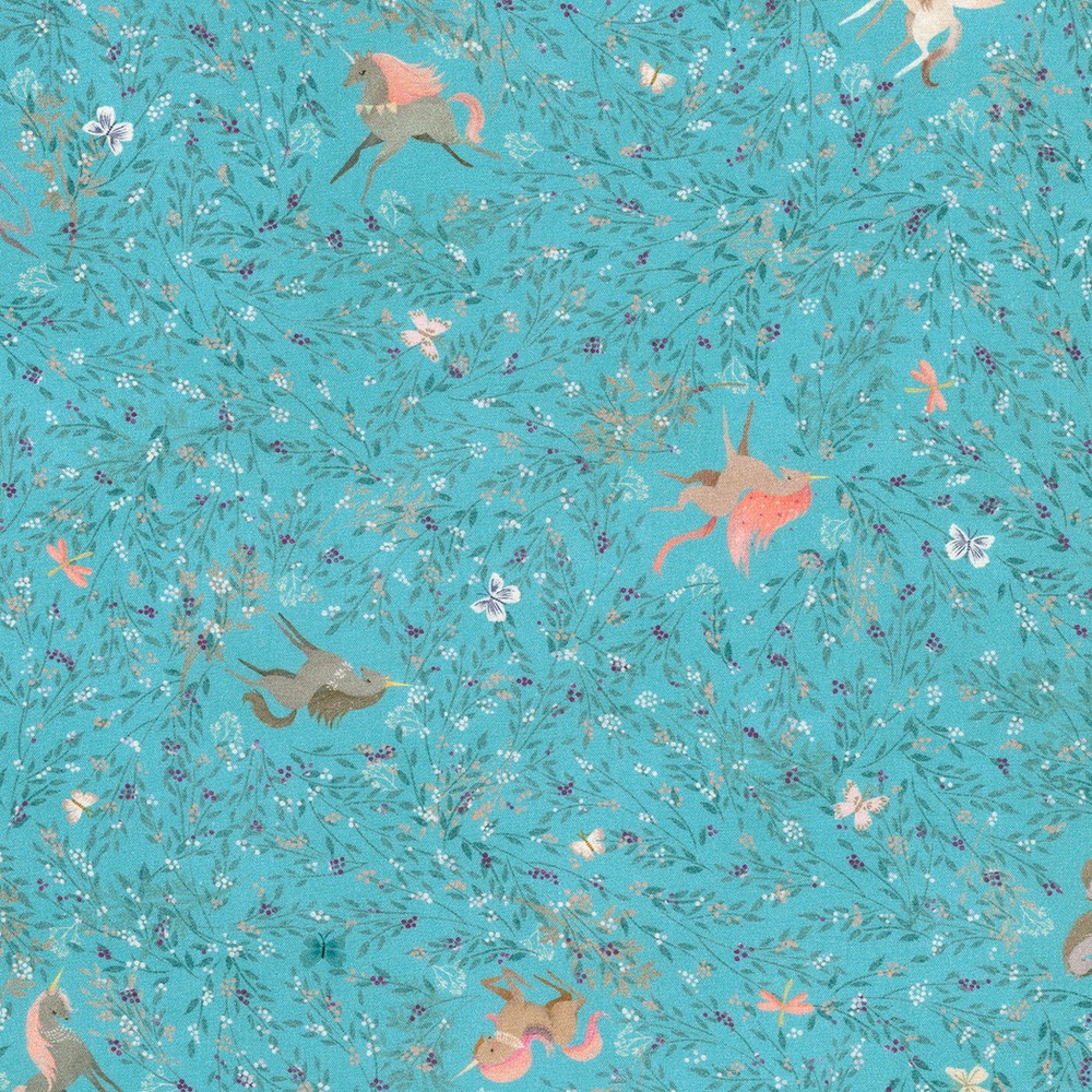 Unicorn Meadow fabric