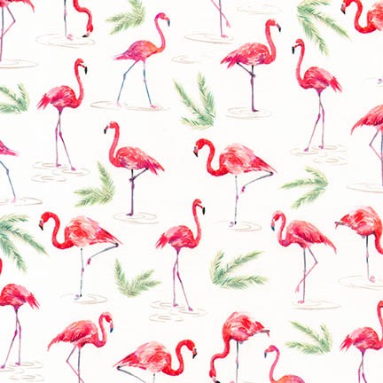 Flamingo Paradise fabric