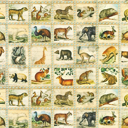Library of Rarities fabric