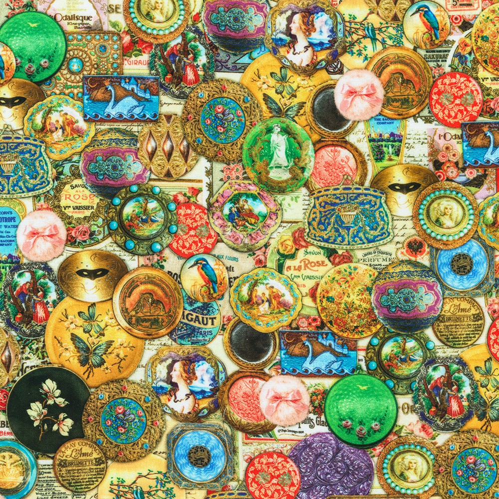 Library of Rarities fabric