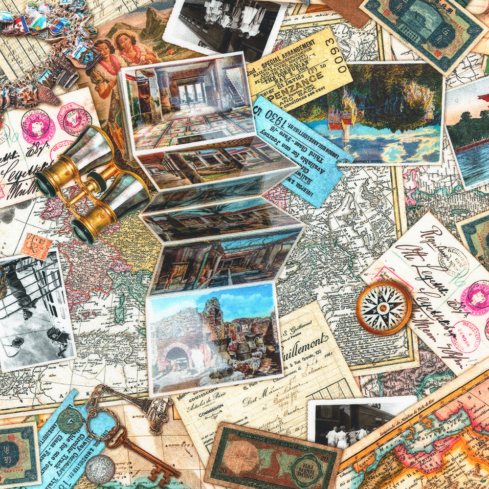 Vintage Voyage fabric