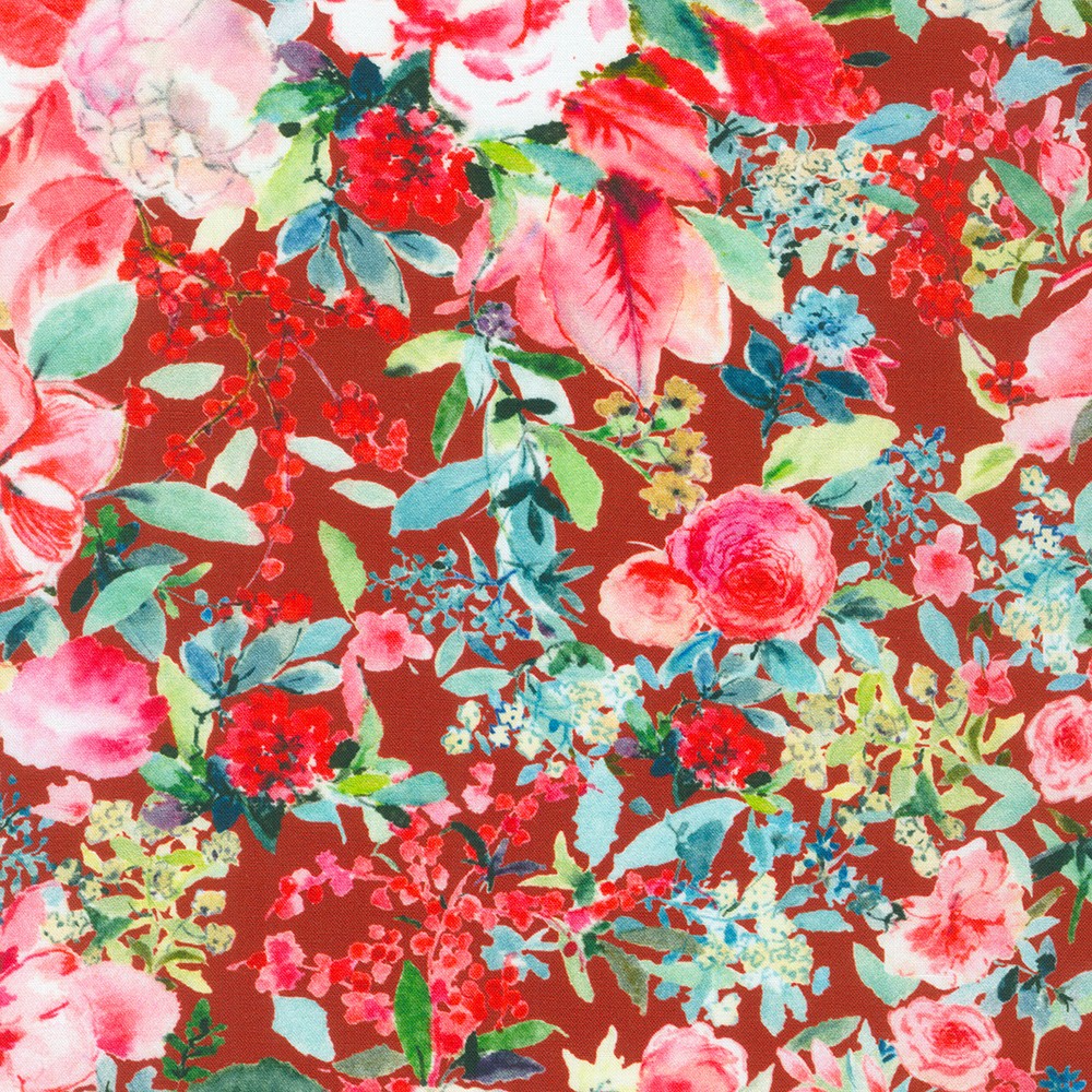 Yuletide Bouquet fabric