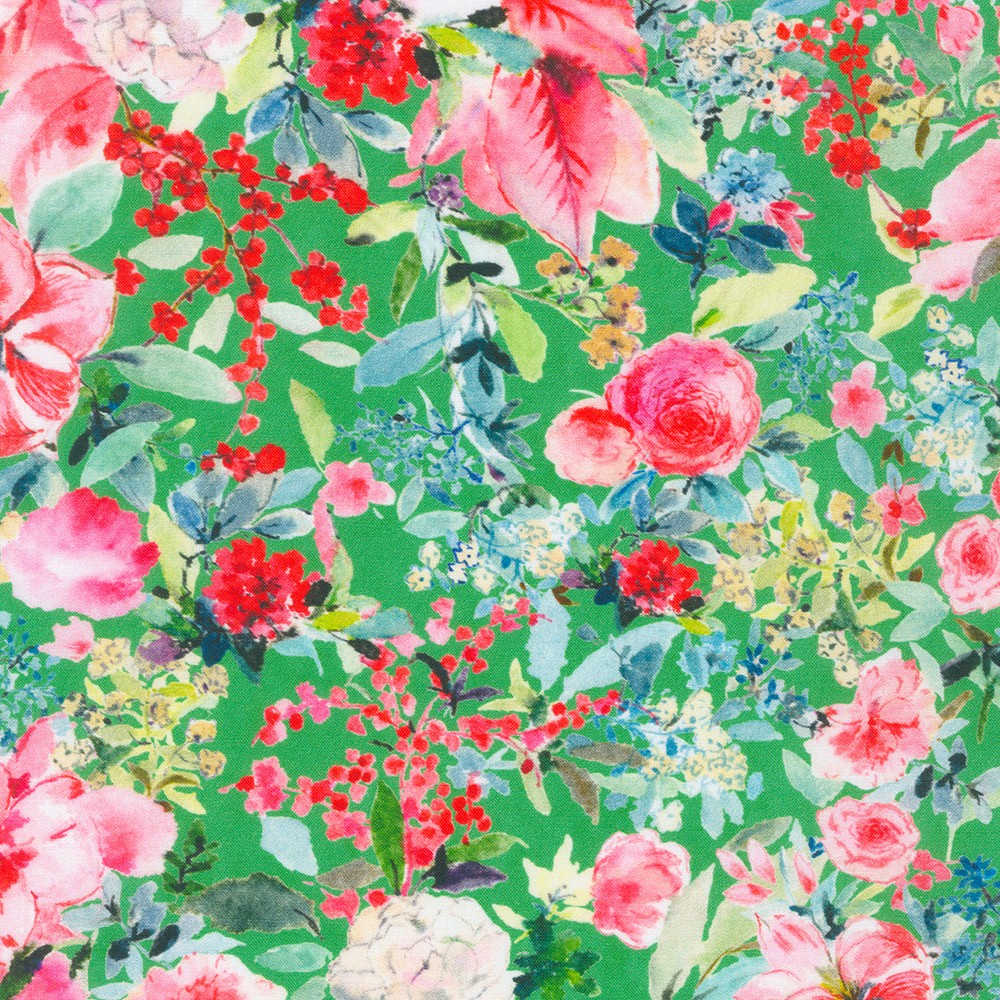 Yuletide Bouquet fabric
