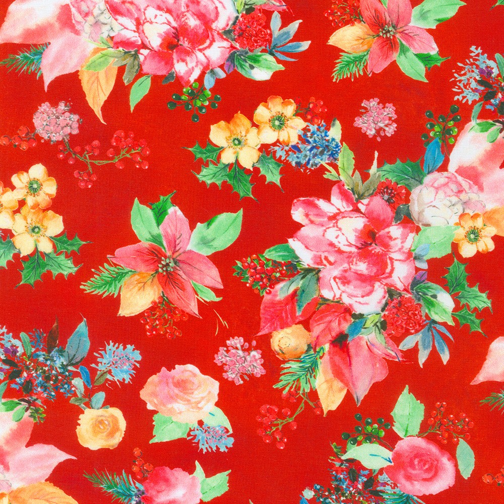 Yuletide Bouquet fabric