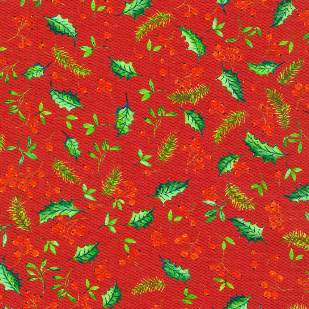 Yuletide Bouquet fabric