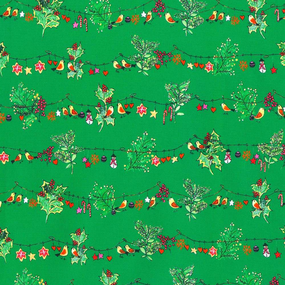 Yuletide Bouquet fabric