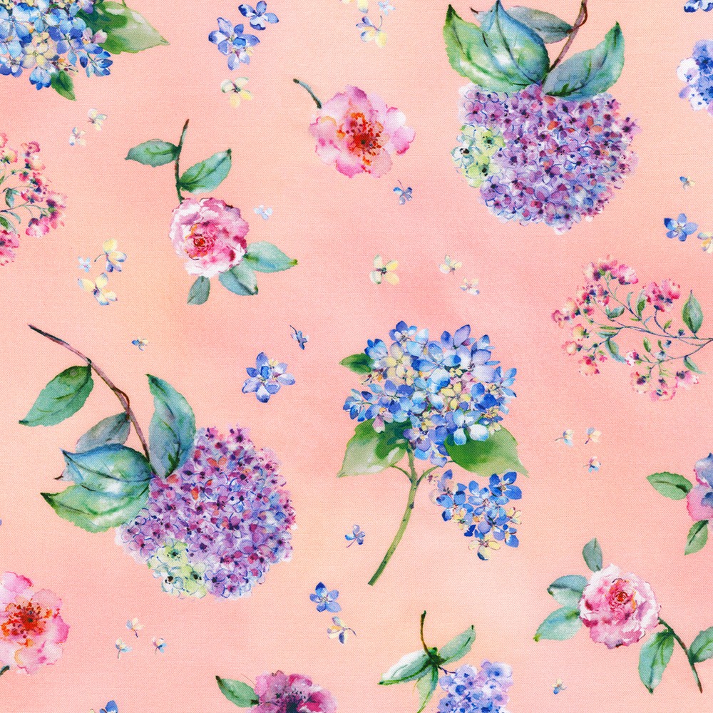 Hydrangea Mist fabric