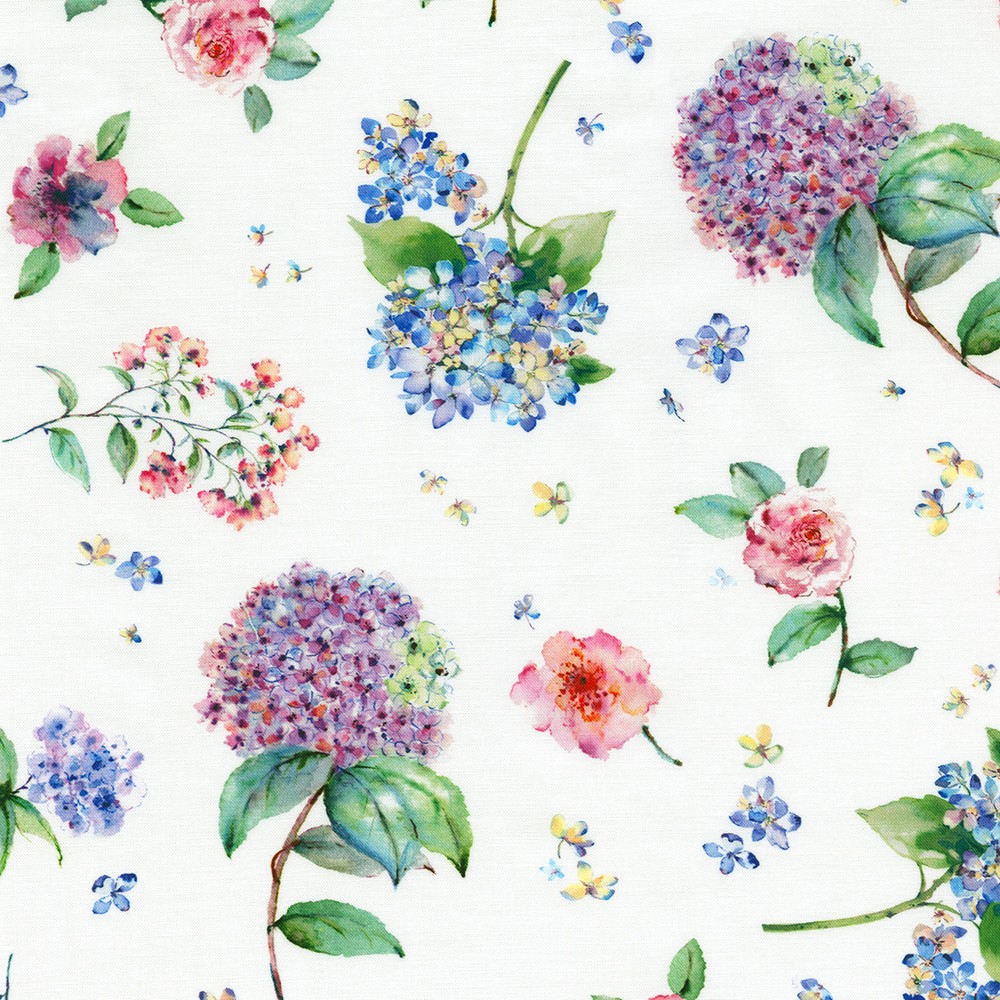 Hydrangea Mist fabric