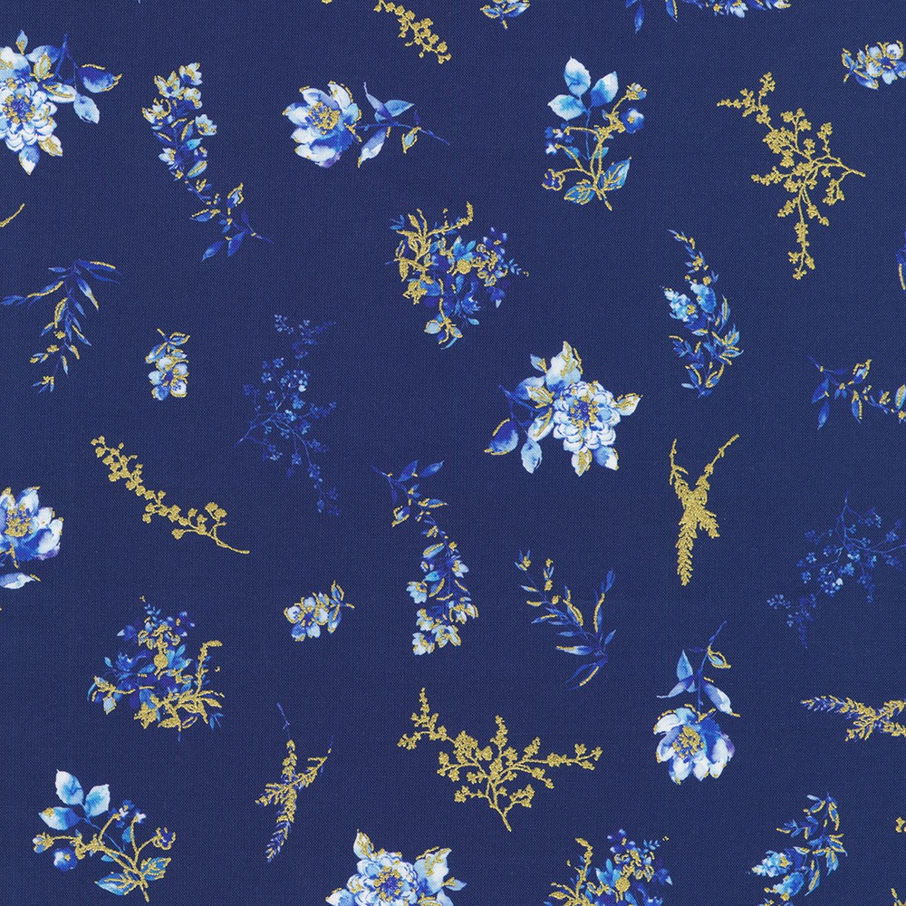 Cobalt Bliss fabric