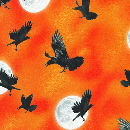 Raven Moon fabric