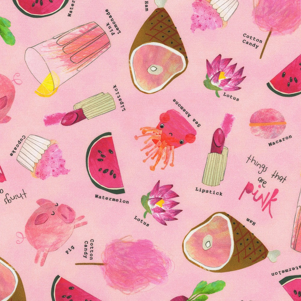 Things That are Colors fabric