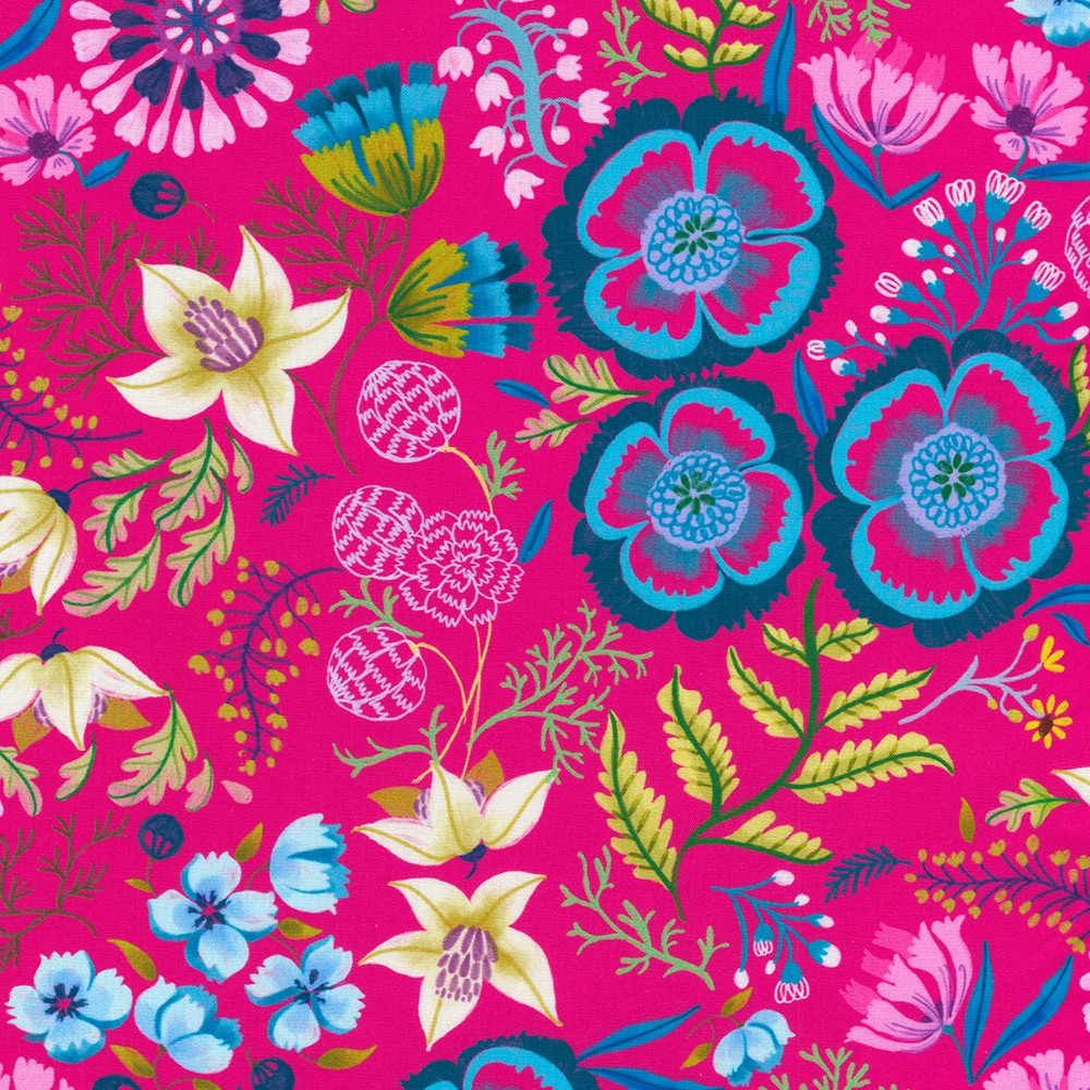 Faraway Florals fabric