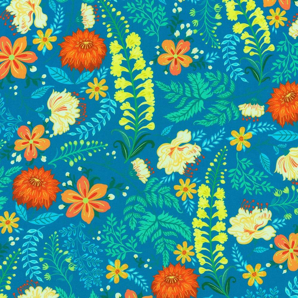 Faraway Florals fabric