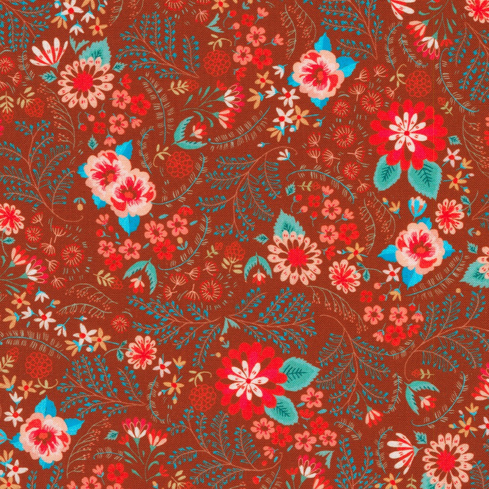 Faraway Florals fabric