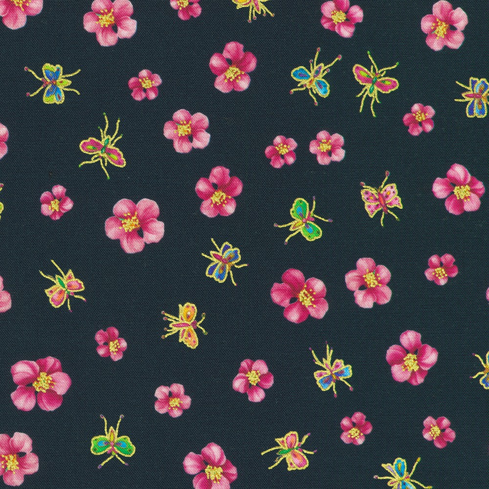 Parvaneh's Hummingbirds fabric