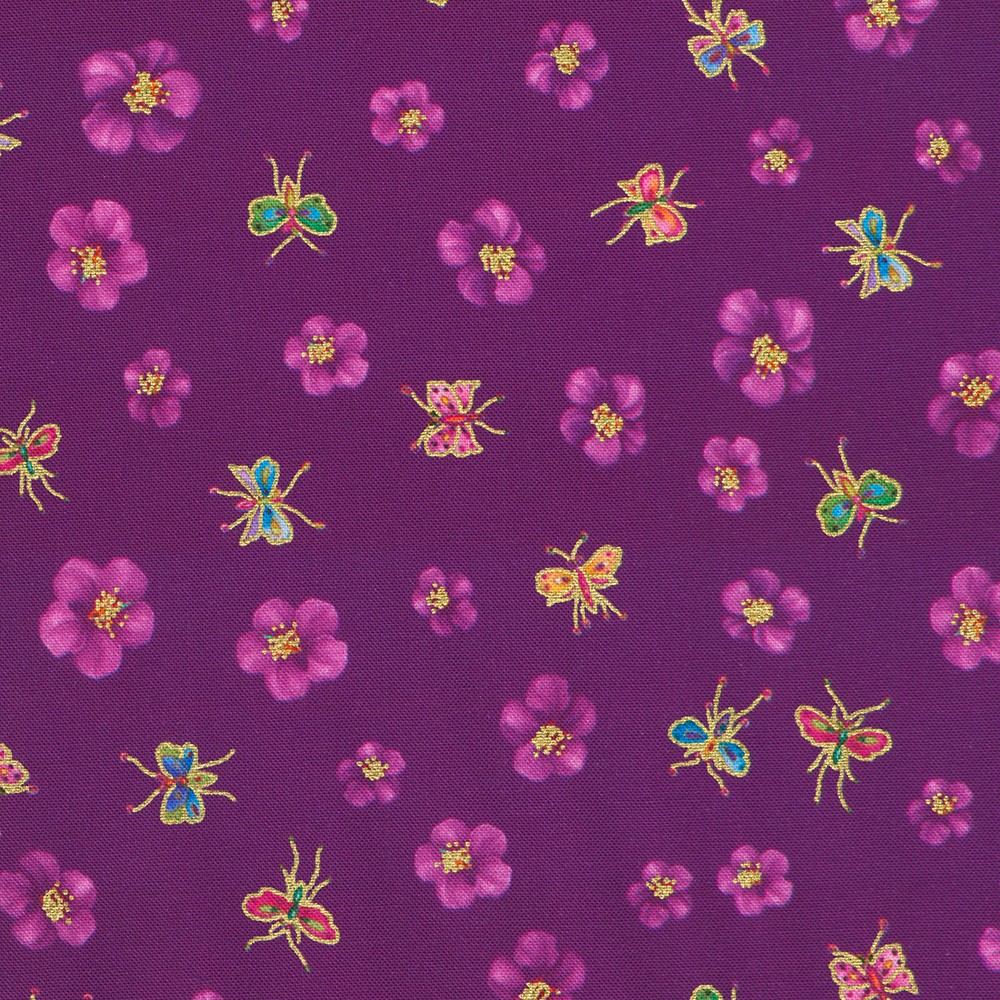 Parvaneh's Hummingbirds fabric