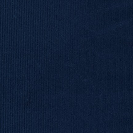 Robert Kaufman Fabrics: C375-1243 NAVY from Corduroy 14 Wale