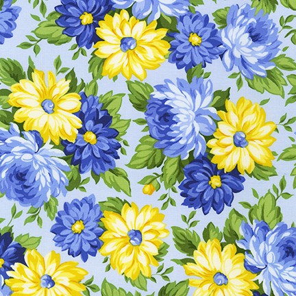Flowerhouse: Sunshine fabric
