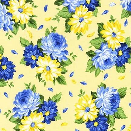 Flowerhouse: Sunshine fabric