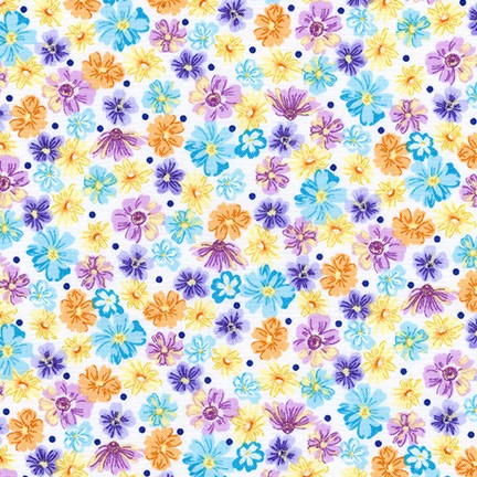 Flowerhouse: Wildflowers fabric