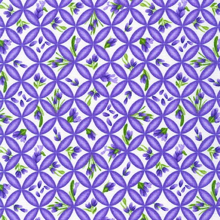 Flowerhouse: Lavender Blessings fabric