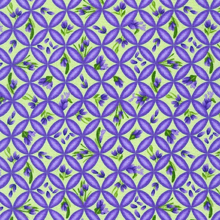 Flowerhouse: Lavender Blessings fabric