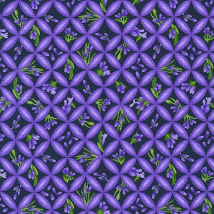 Flowerhouse: Lavender Blessings fabric